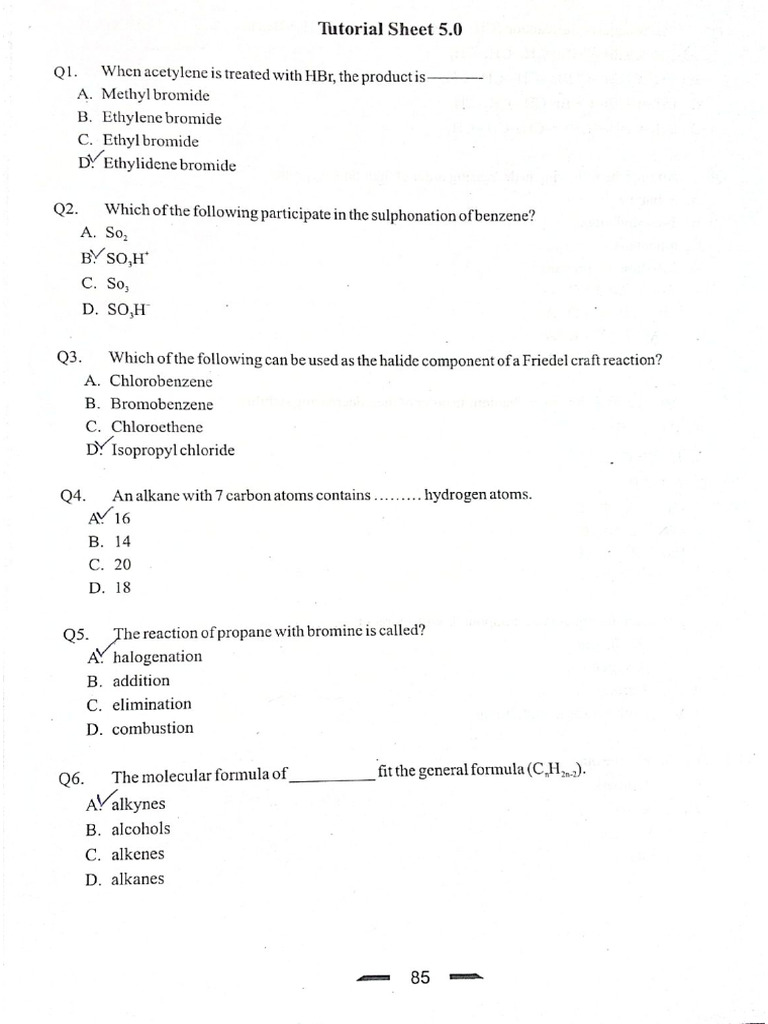 CHE 102 Tutorial 5 Solution by CPE 27 | PDF