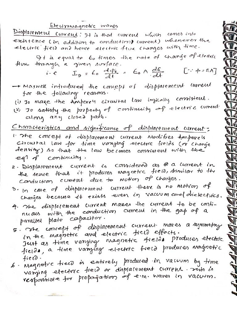 Displacement Current | PDF