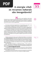 (2) 35 - A energia vital - os recursos naturais são inesgotáveis