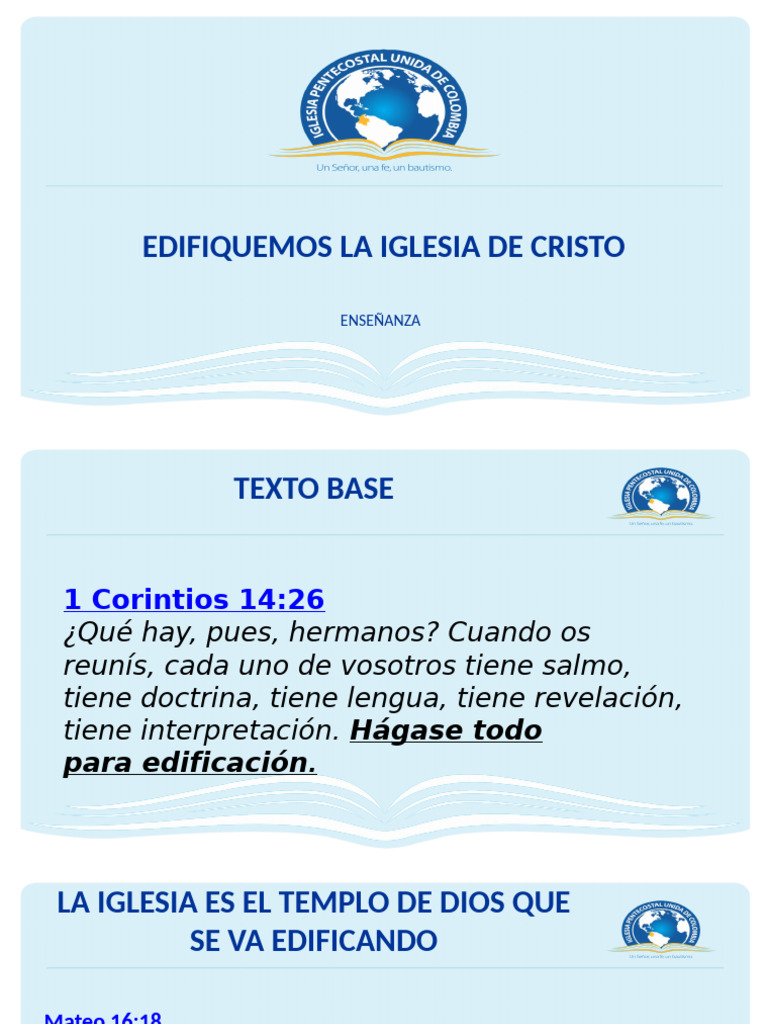 Construyendo la Iglesia de Cristo | PDF | Libro del éxodo | Iglesia ...