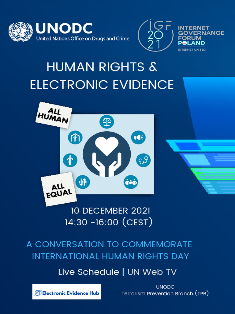Human Rights and Electronic Evidence - IGF 2021 | PDF