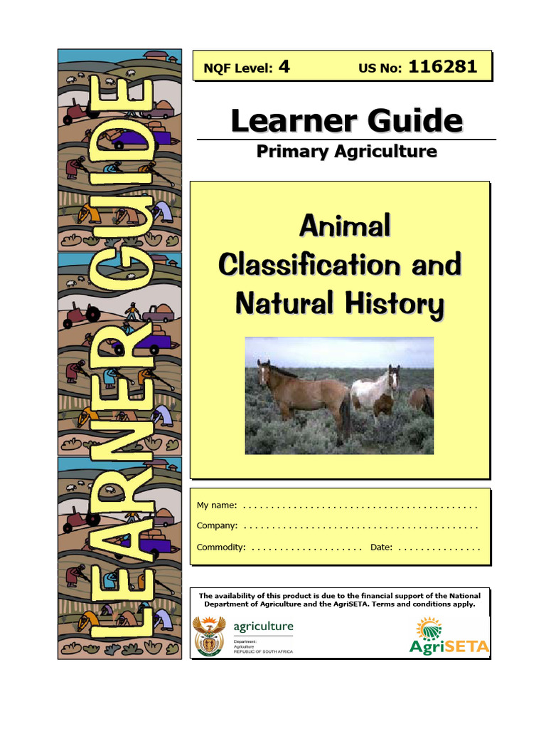 Animal Classification and History Guide | PDF | Taxonomy (Biology) | Cattle