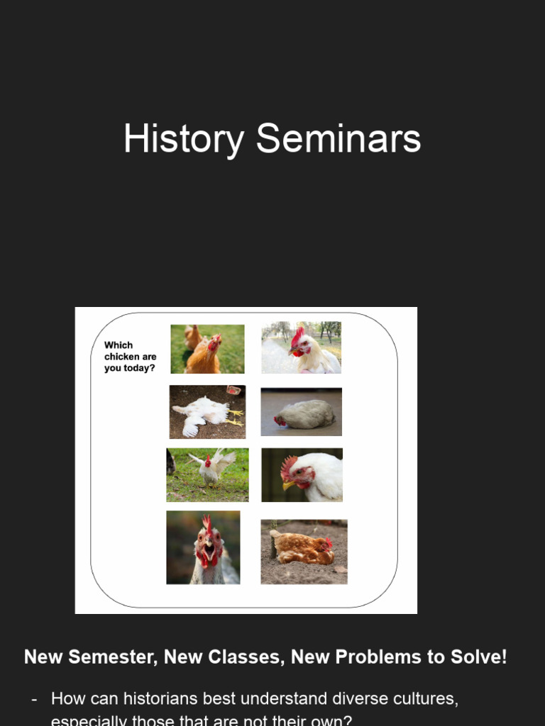 History Seminars, Spring 2023 | PDF | Race (Human Categorization ...