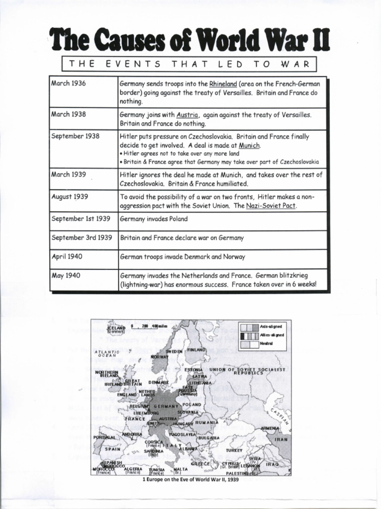 02-25 Causes of World War II | PDF
