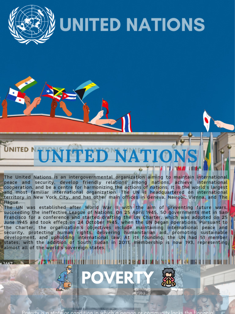 United Nations: Addressing Global Issues | PDF | United Nations ...