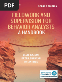 Fieldwork and Supervision for Behavior Analysts 2nd Edition