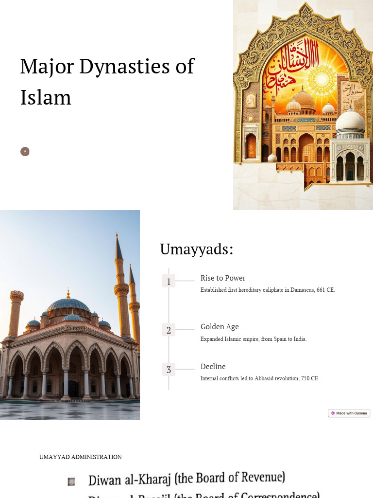 Major Dynasties of Islam | PDF