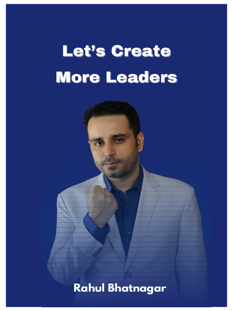 Let's Create More Leaders | PDF