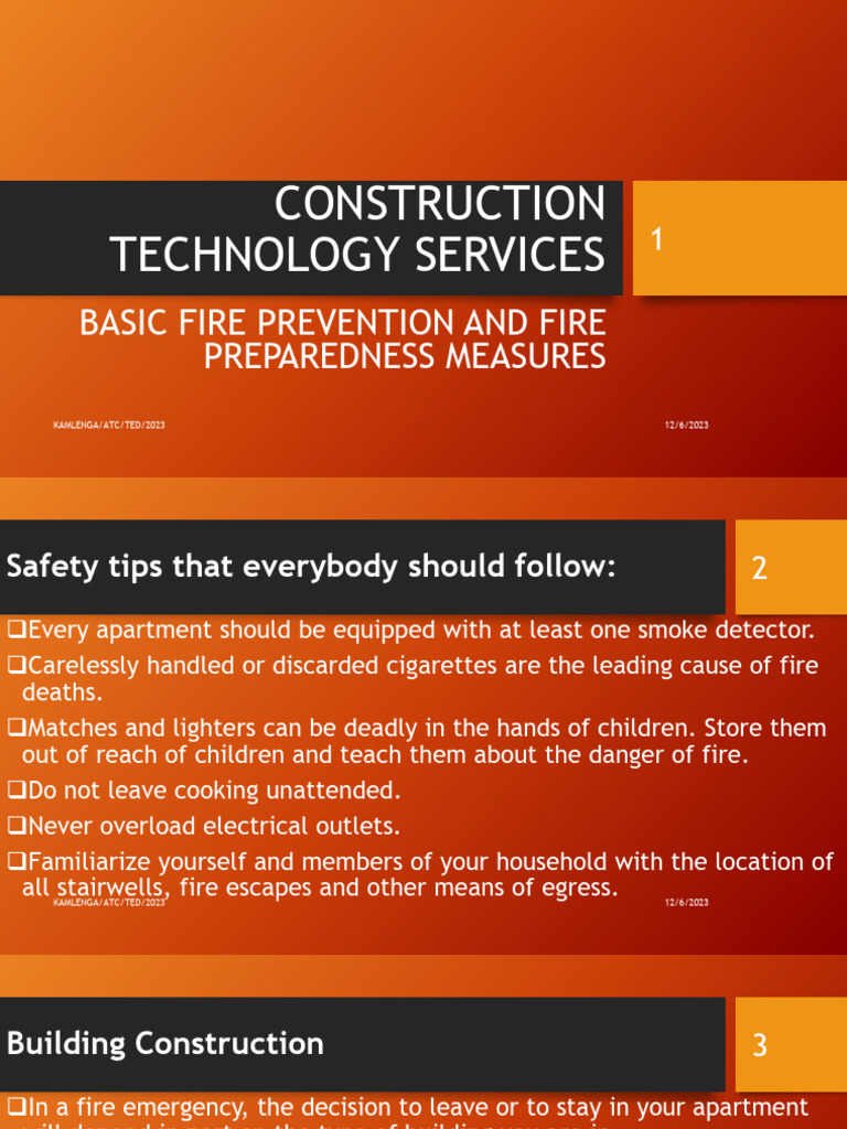 Fire Safety and Prevention Guidelines | PDF | Fire Sprinkler System ...