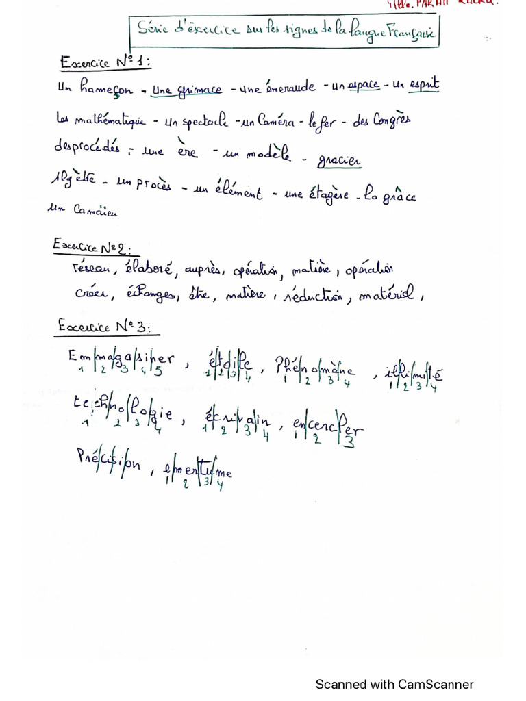 Corrigé Serie TD 1 | PDF