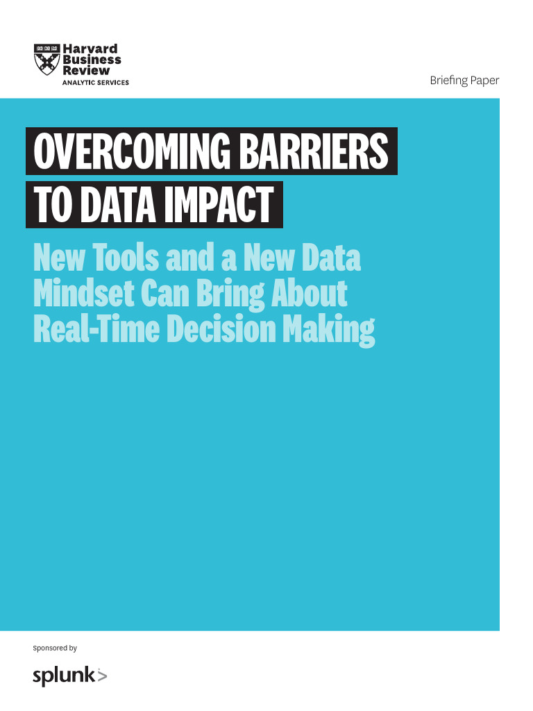 Overcoming Barriers To Data Impact | PDF | Data | Internet Of Things