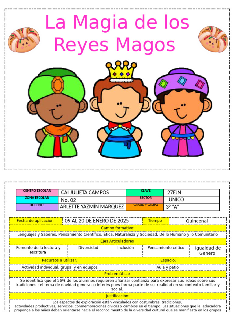 La Magia de los Reyes Magos en Educación | PDF | Juguetes | Reyes Magos