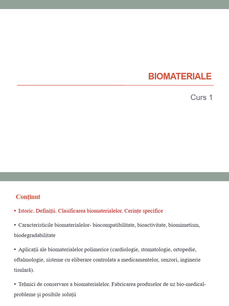 W4. Biomateriale | PDF