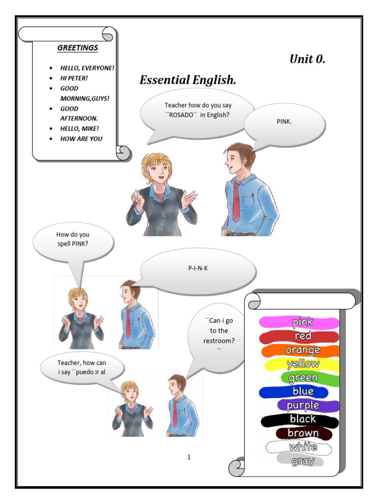 INGLES BASICO 1 y 3 | PDF | Linguistic Morphology | Linguistics