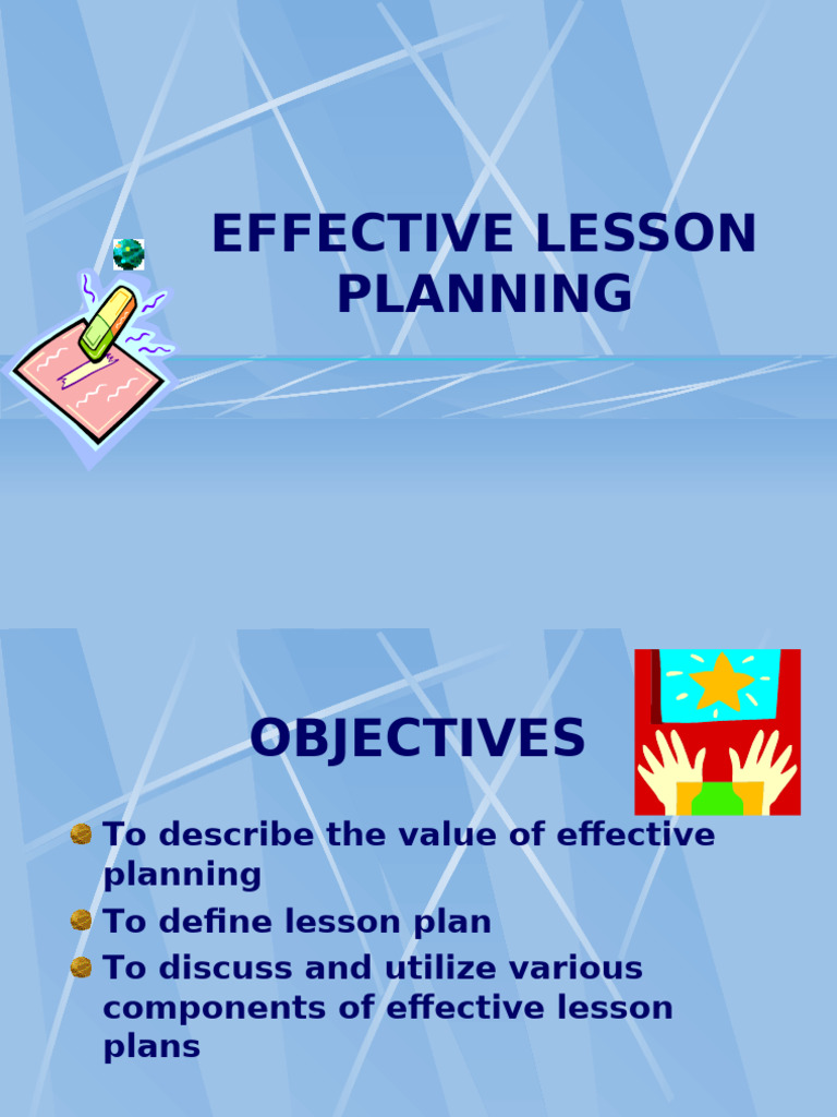 Effective Lesson Planning Strategies | PDF | Learning | Lesson Plan