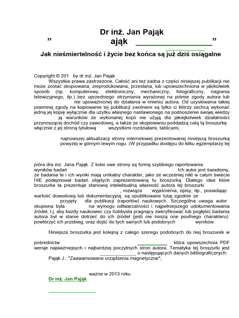 Immortality Pl 1 Pdf