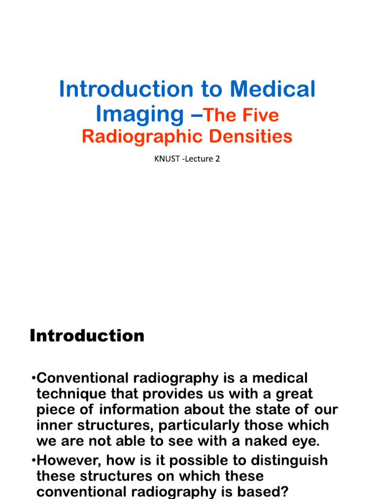 Radiographic Densities | PDF