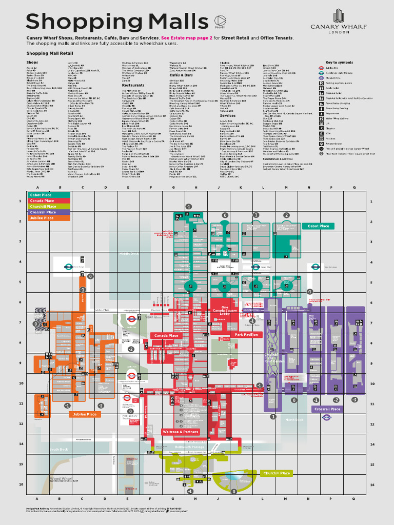 Canary Wharf Map Apr 2023 | PDF