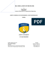 Vhdl Simulation of Fir Filter