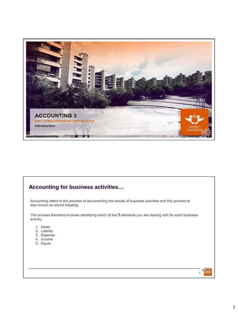 IFRS 3 Business Combinations Guide | PDF | Mergers And Acquisitions ...