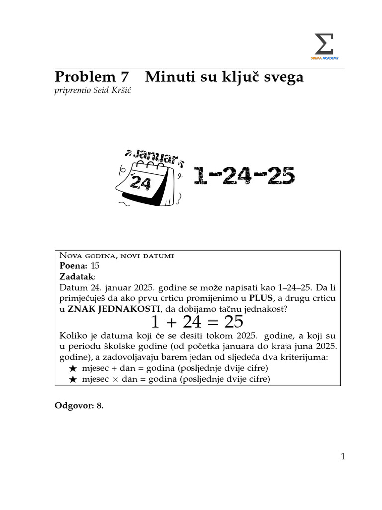 Sigma Solution 7 | PDF