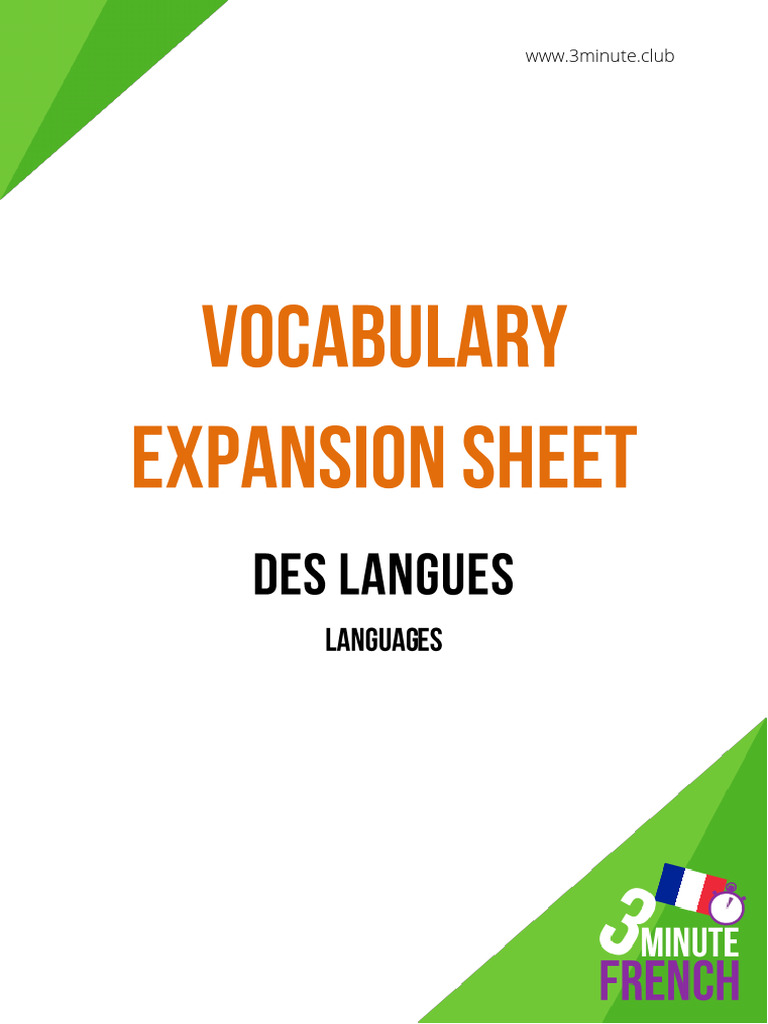 Liste des langues et leurs noms | PDF