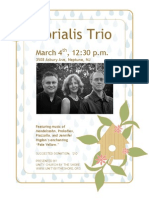 Corialis Trio | Concerto | Mendelssohn, Prokofiev, Piazzolla, Jennifer Higdon