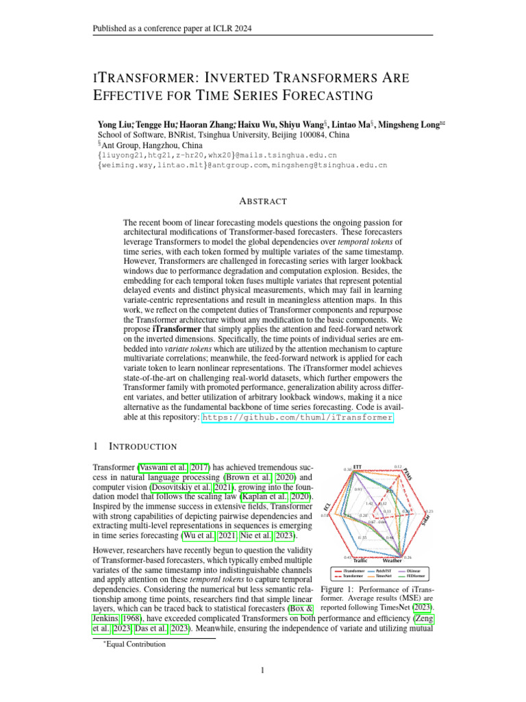 632 Itransformer Inverted Tran | PDF | Applied Mathematics