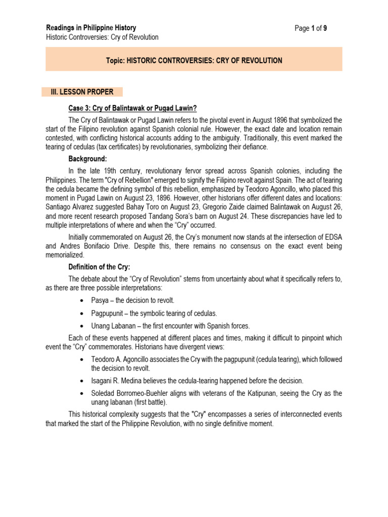 Module 13. Lesson Proper | PDF | Philippines