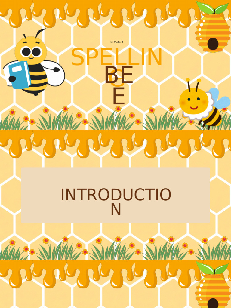 Grade 9 Spelling Bee Word List | PDF