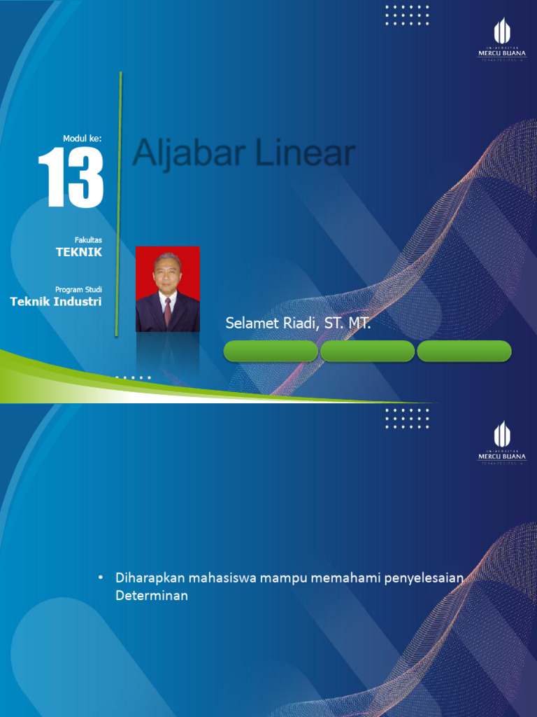 Diagonalisasi Matriks dalam Aljabar Linear | PDF