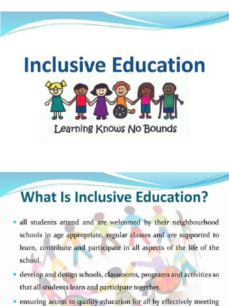 Inclusive Education | PDF