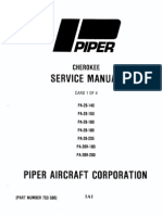 Piper PA-28 Cherokee Service Manual (PA-28-140 To PA-28R-200)