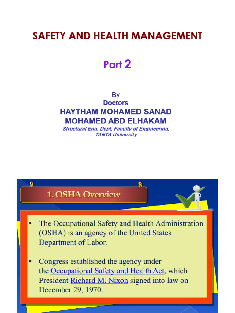 7-2 Safety OSHA Dr. Haytham | PDF