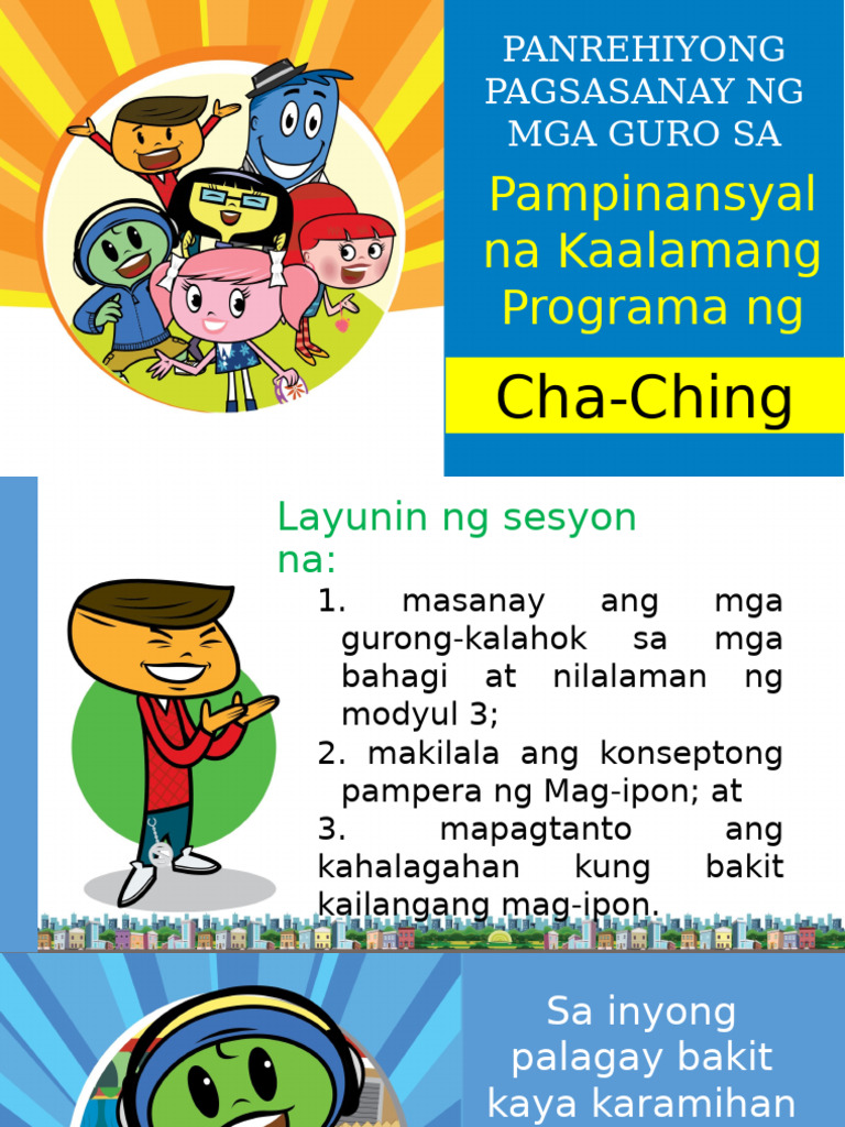 Cha Ching Module 3 | PDF