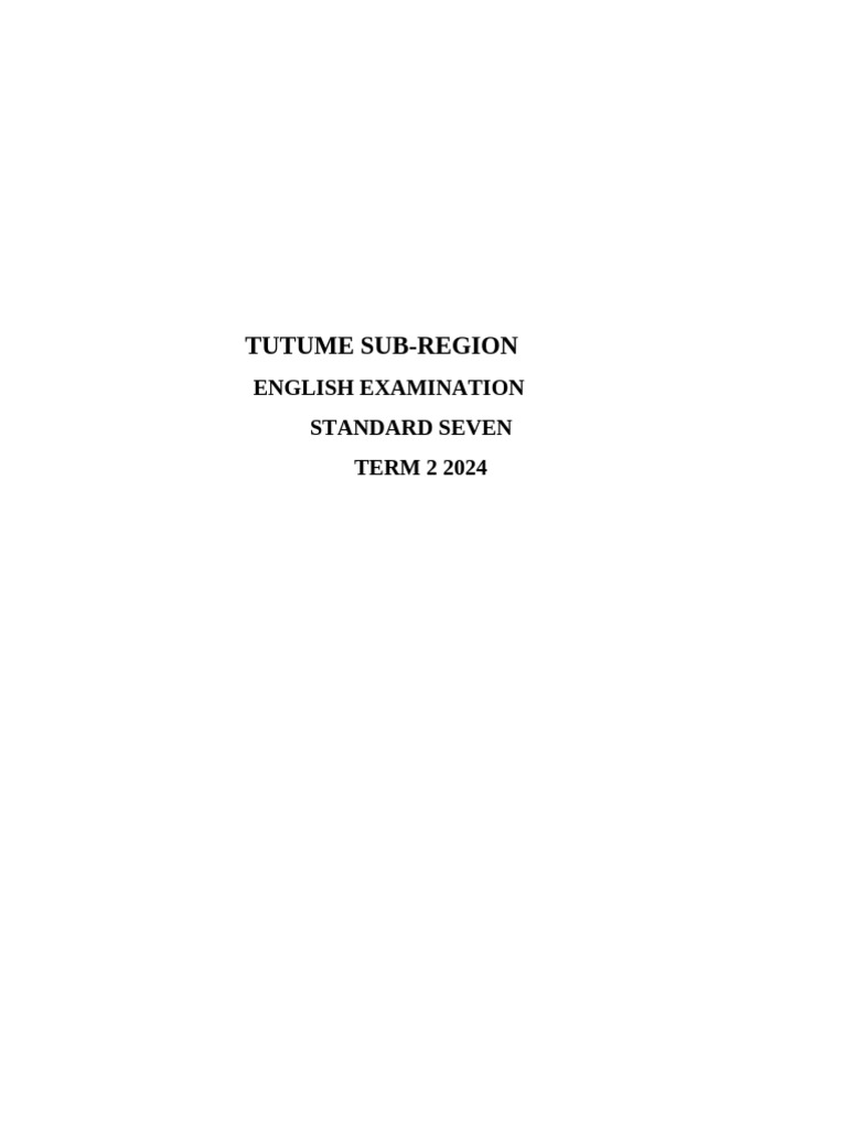 English Std 7 Term 2 2024 Pdf David Livingstone