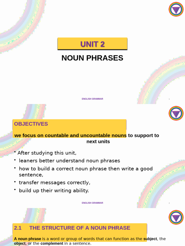 Understanding Noun Phrases in English | PDF | English Grammar | Noun