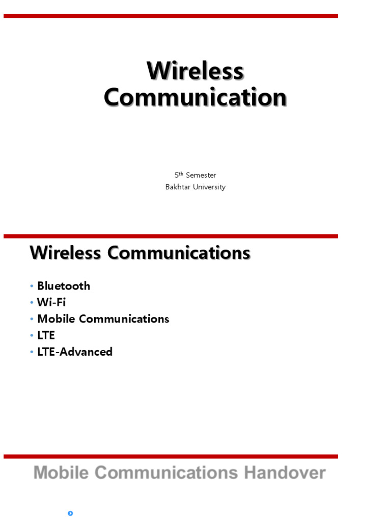 Lecture Wireless Mobile Communicatoin System | PDF | High Speed Packet ...