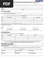 HDFC ENet Corporate Banking Form | PDF | Computer Security | Security