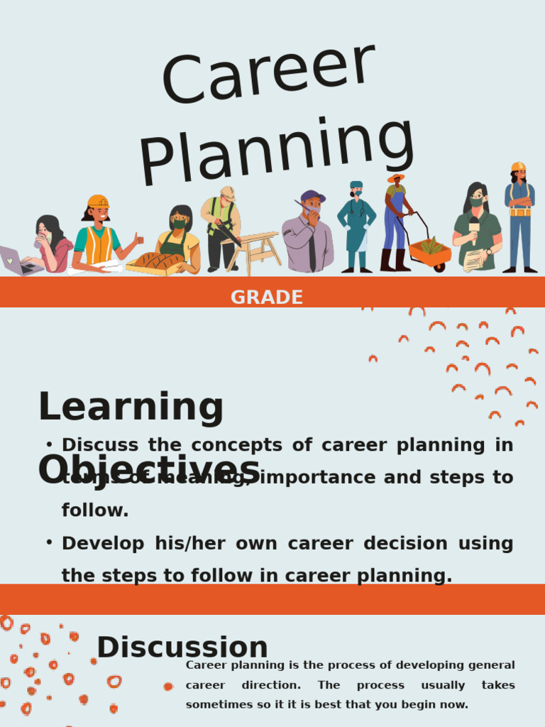 Career Planning Steps and Importance | PDF | Cognitive Science | Psychology