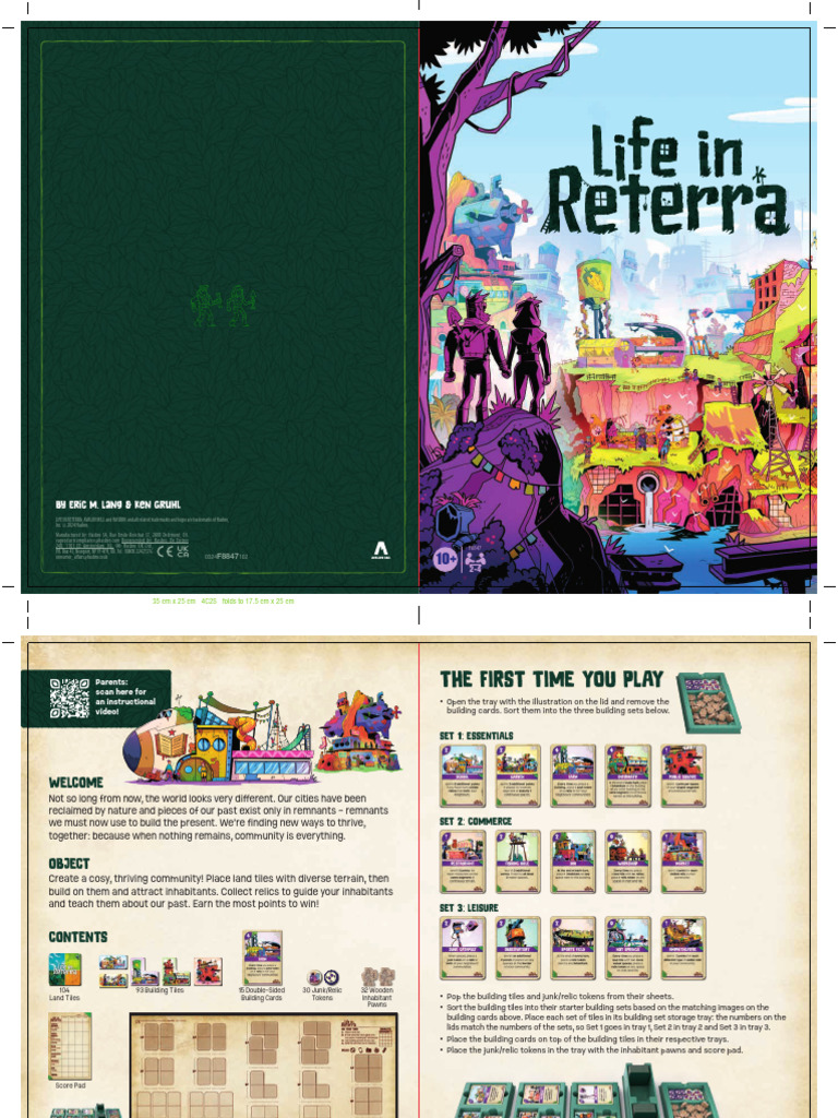 F8847 en Us Life in Reterra Board Game Tile Laying Strategy Games for ...