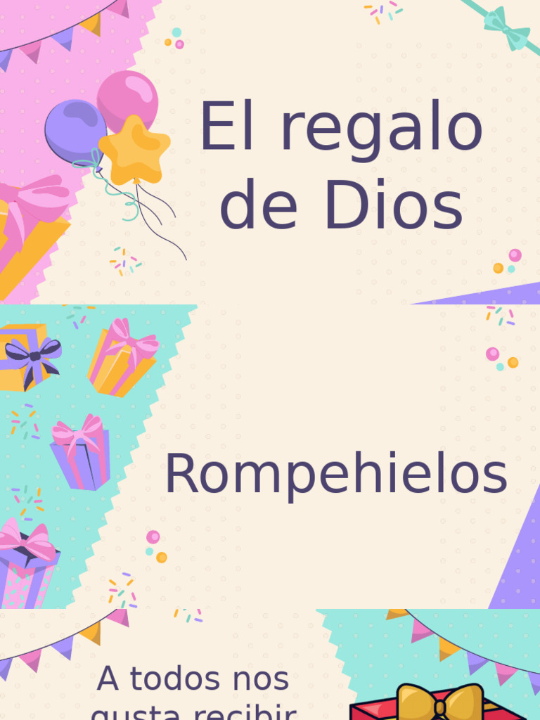 Regalos: El Regalo de Dios | PDF