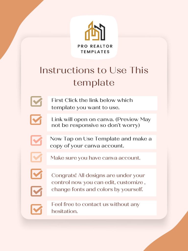 Editable Canva Template Instructions | PDF