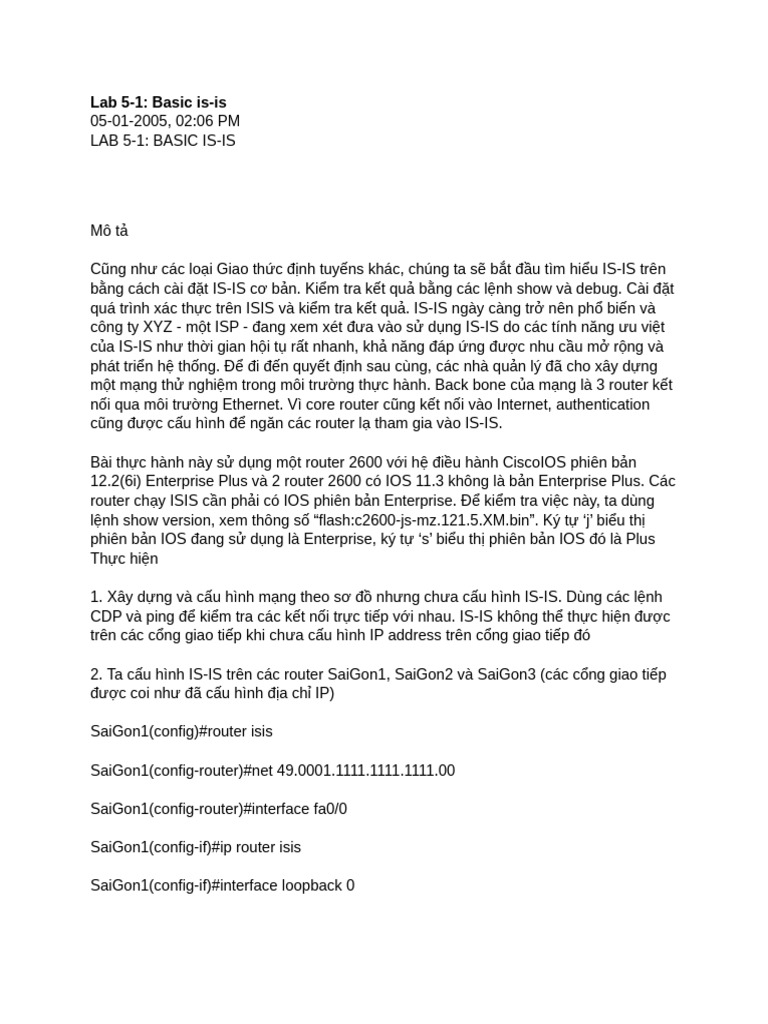 ISIS1 | PDF