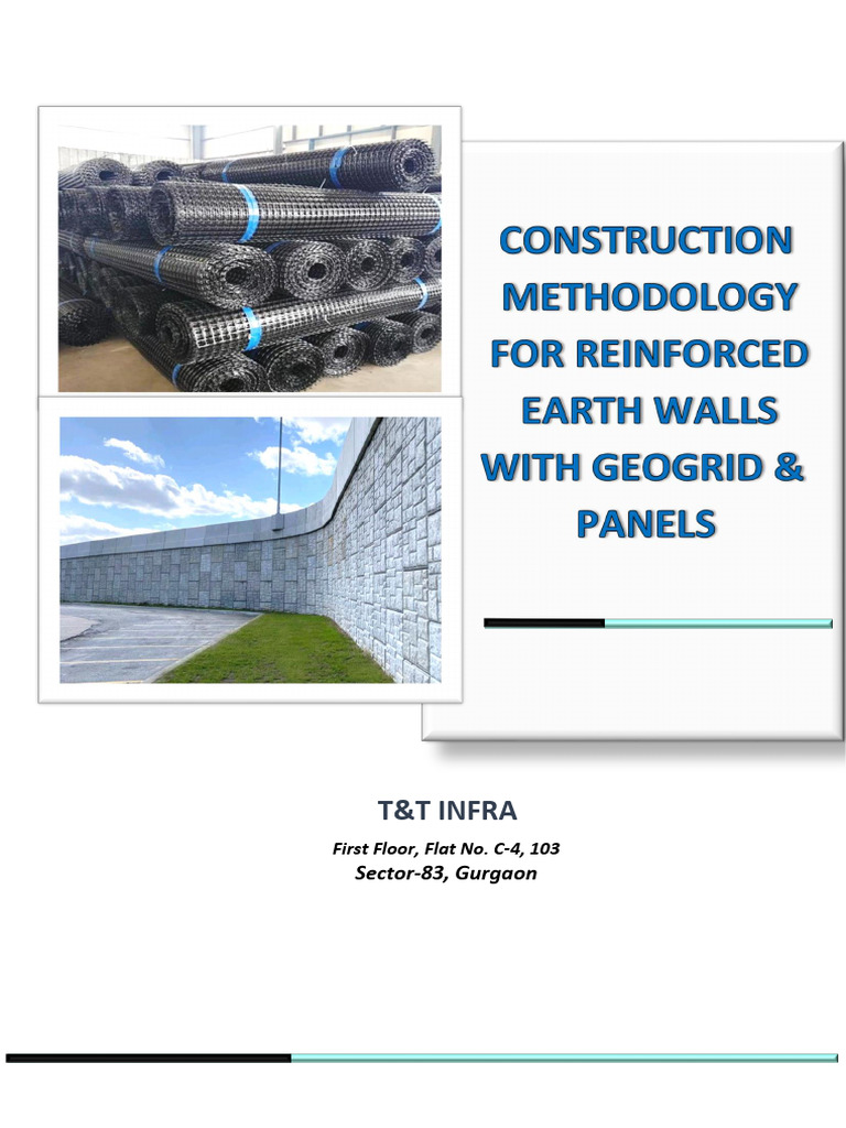 Reinforced Earth Wall Construction Guide | PDF | Concrete | Drainage