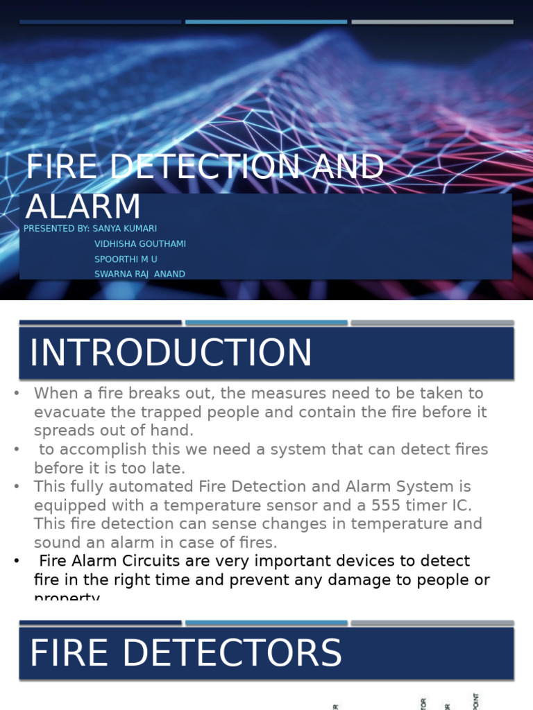 Fire Detection and Alarm | PDF | Electrical Resistance And Conductance ...