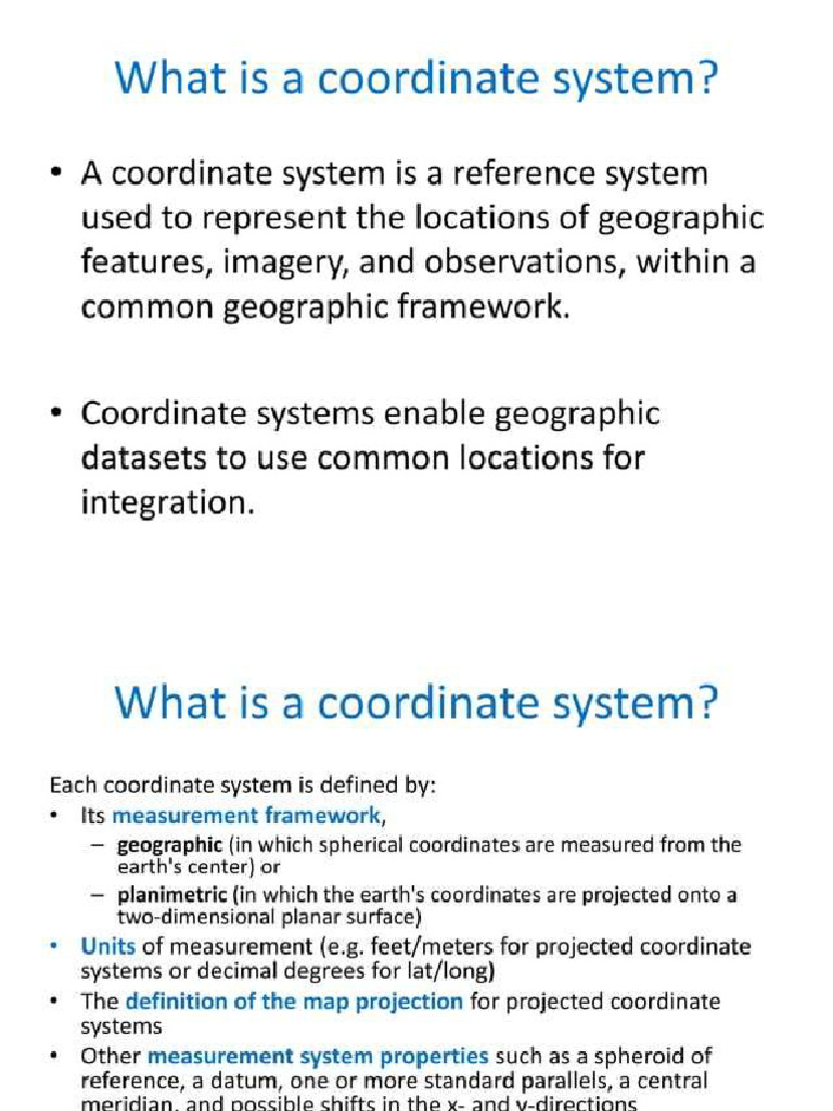 Coordinate civil Engineering Geo informatics | PDF