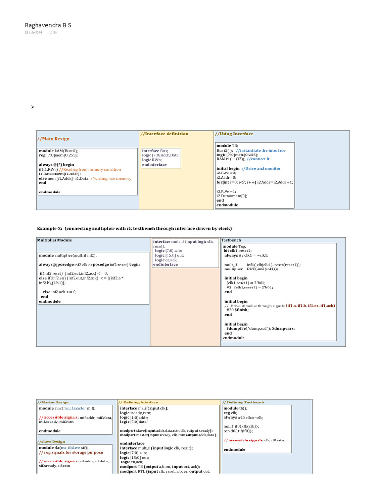 SystemVerilog Interface Guide | PDF | Programming Paradigms | Software ...