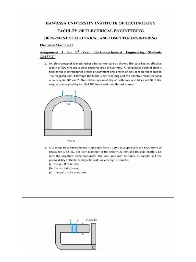 Electrical Machine II Ass-Solutions | PDF