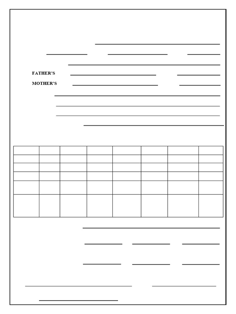 Class XI Subject Combination Form | PDF | University And College Admission